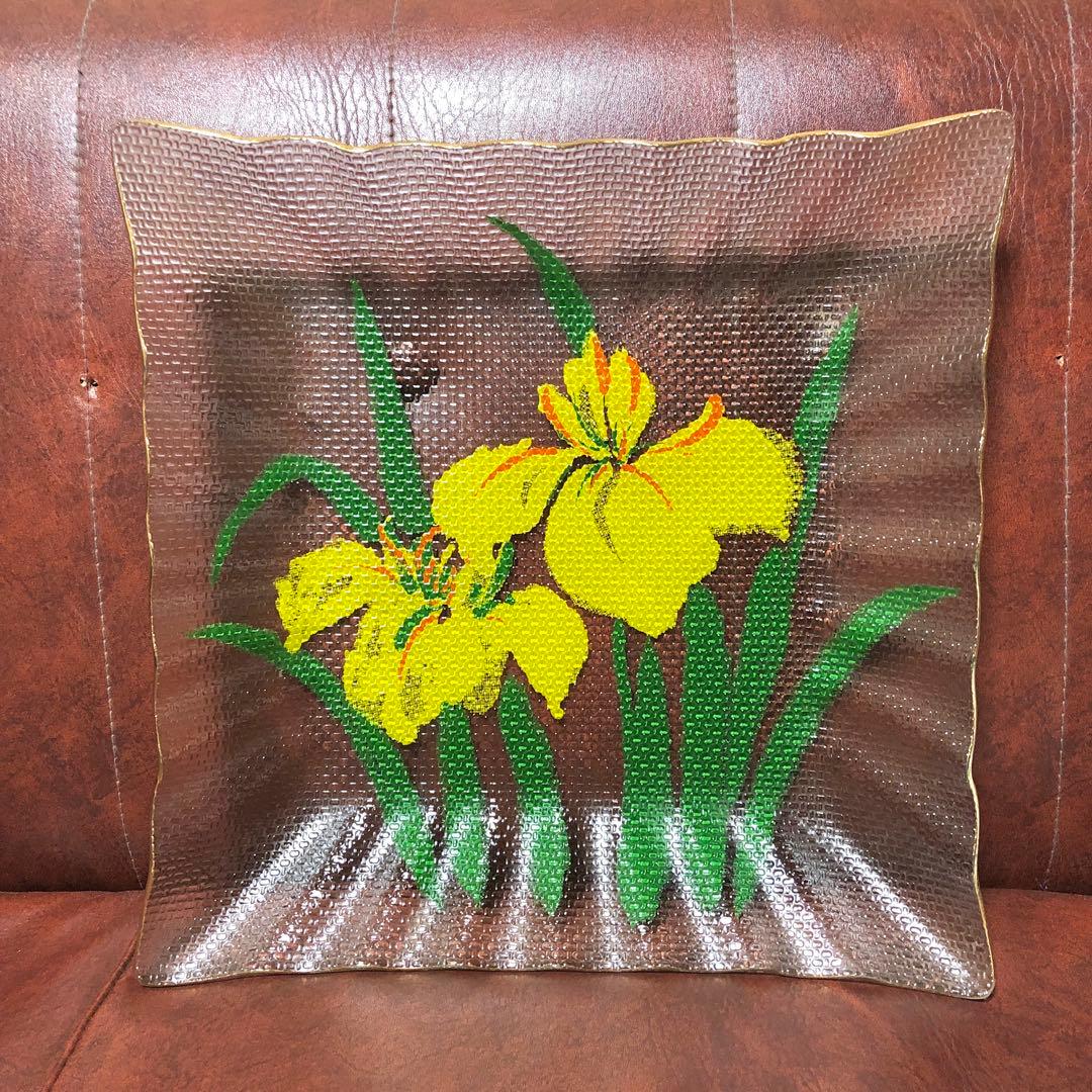 ■ガラス製　大皿プレート■オードブル・前菜・フルーツ・スイーツ・デザート・洋食器