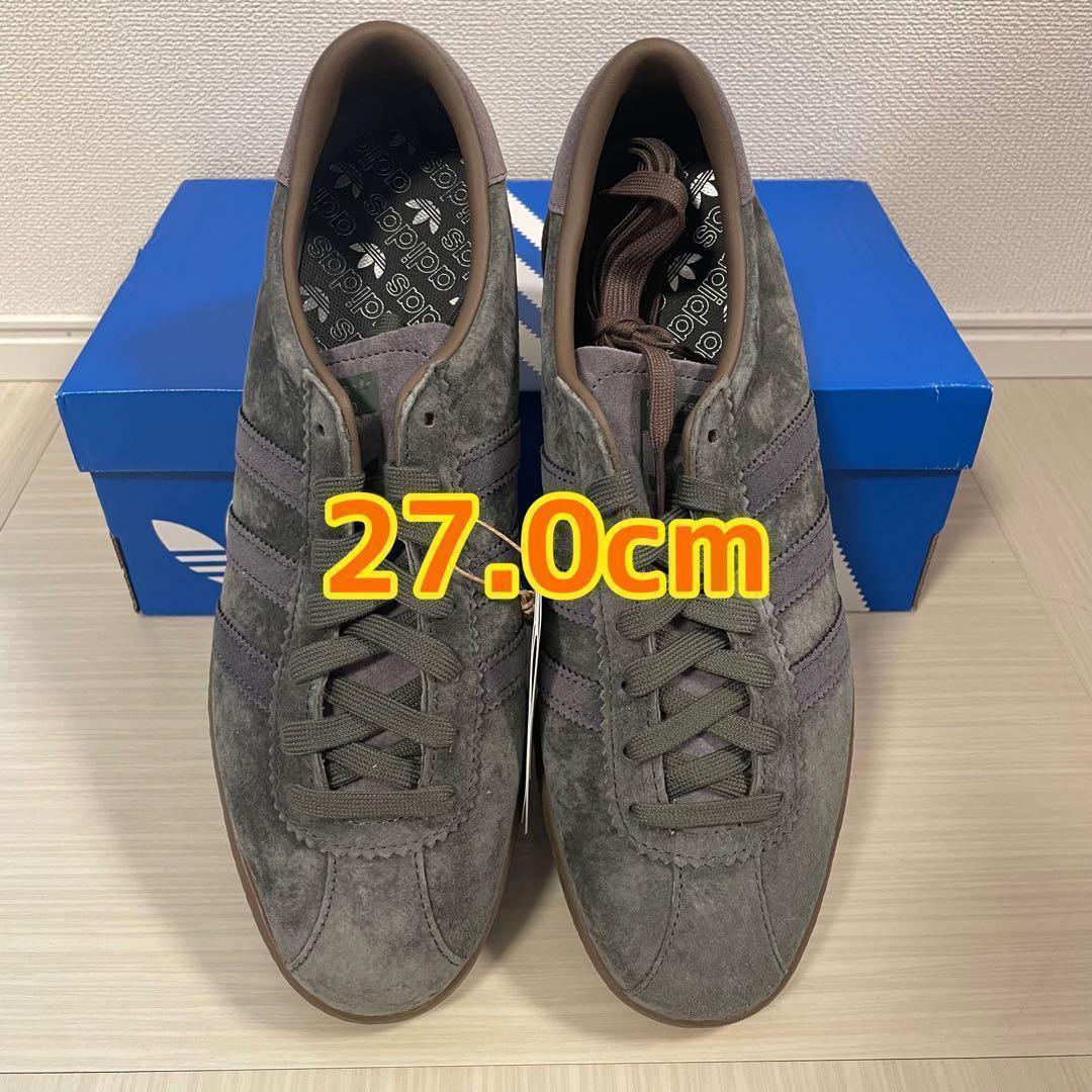 新品 adidas TOBACCO グレー ブラウン HQ9177 スニーカー