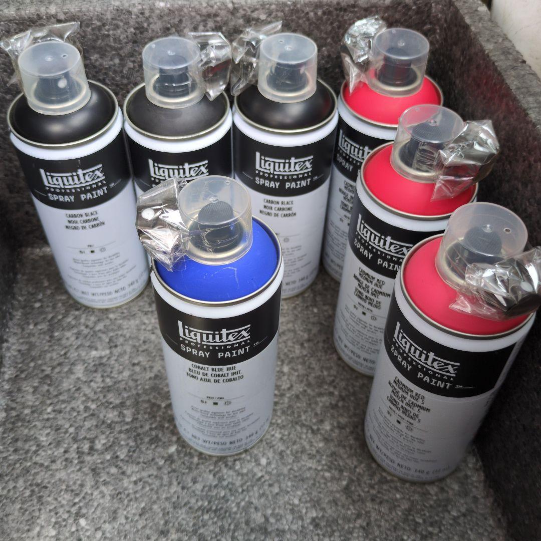 Liquitex スプレー塗料 新品未使用400ml 7本 リキテックススプレー