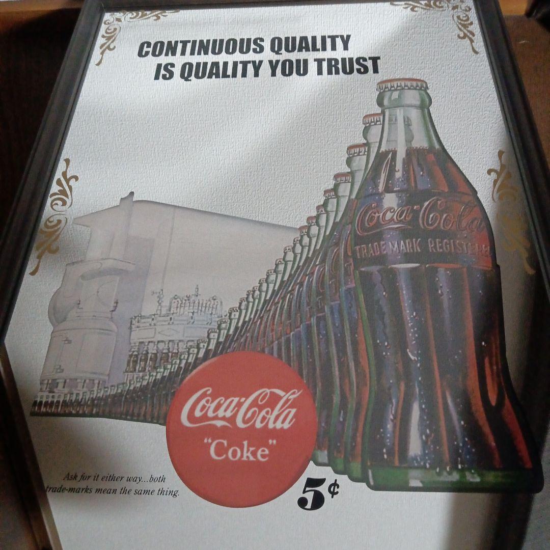 『激レア！極上！』コカコーラ大型パブミラー