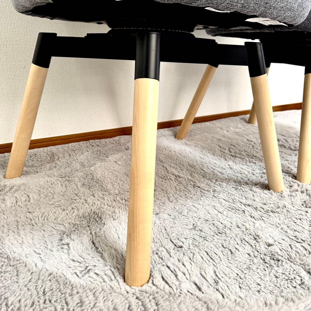 【美品/送料込】IKEA ヤンオロフ回転パーソナルチェア ミディアムグレー 2脚