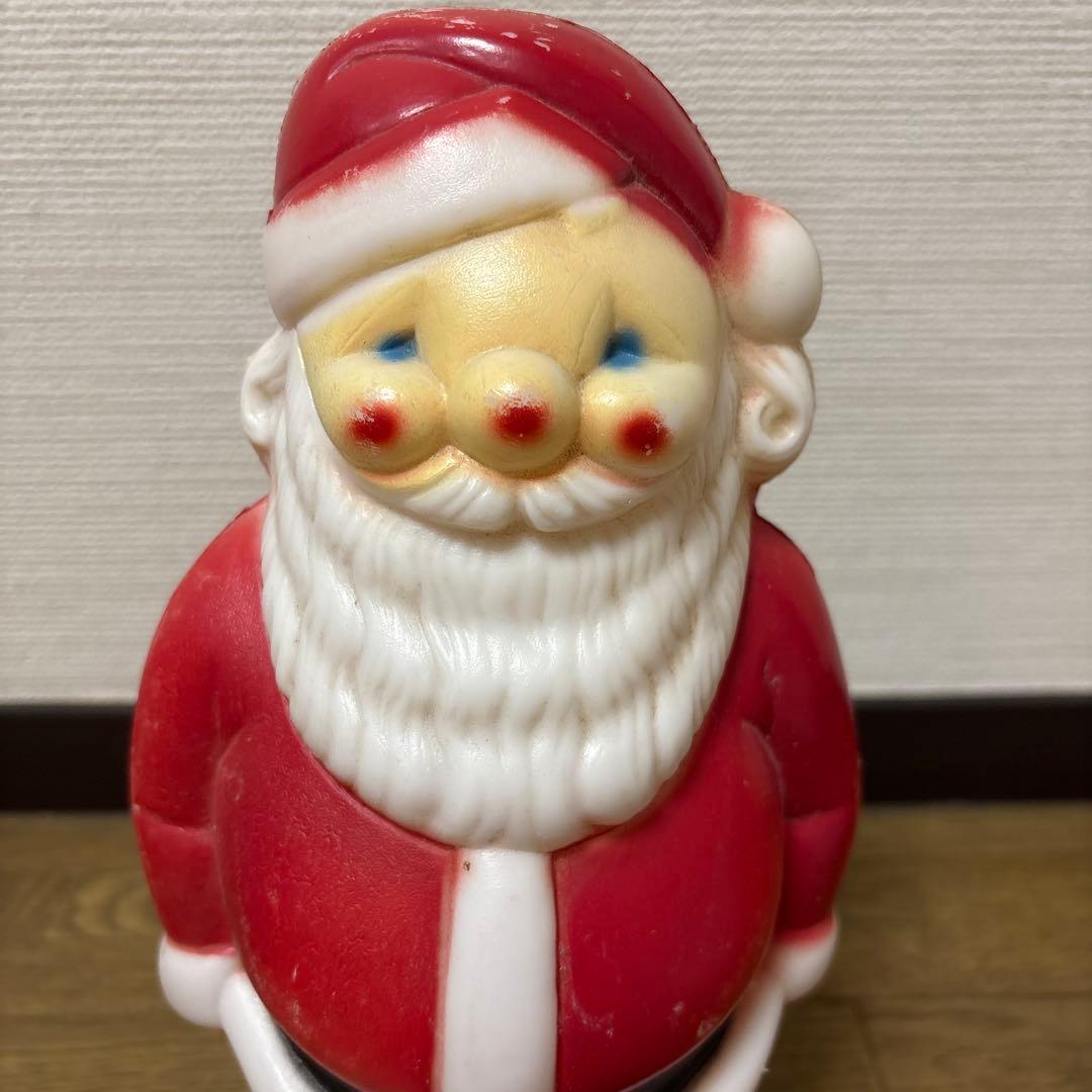 アンティーク　サンタクロースランプ