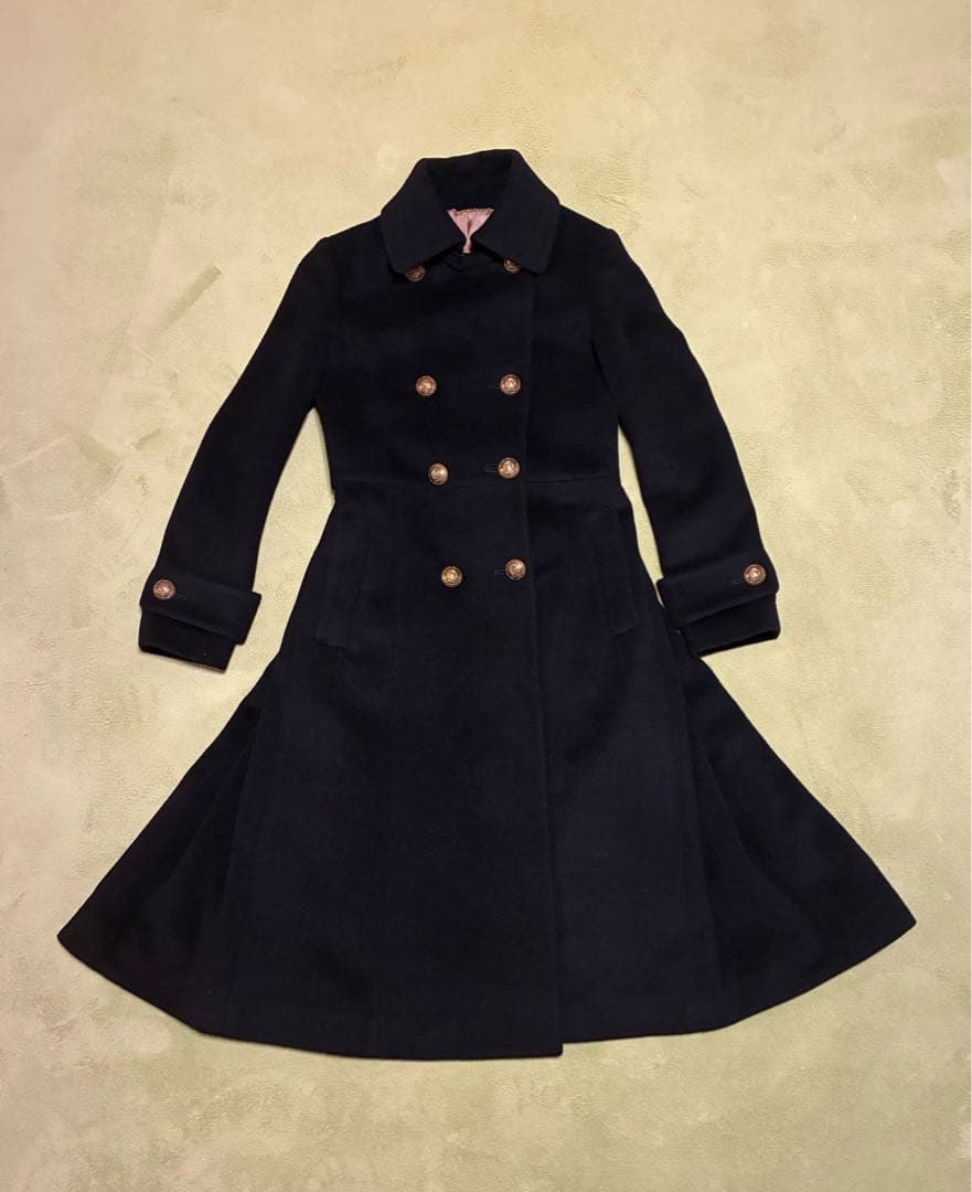 Lois CRAYON ダブルブレストのロングコート