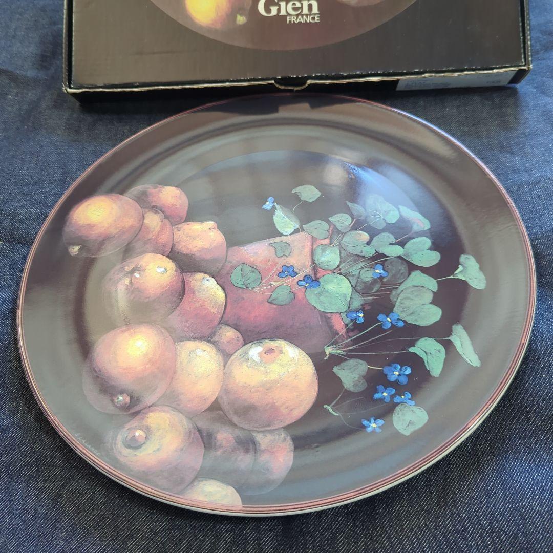 Gien Cueillette 飾皿 フランス製 廃盤品 超美品