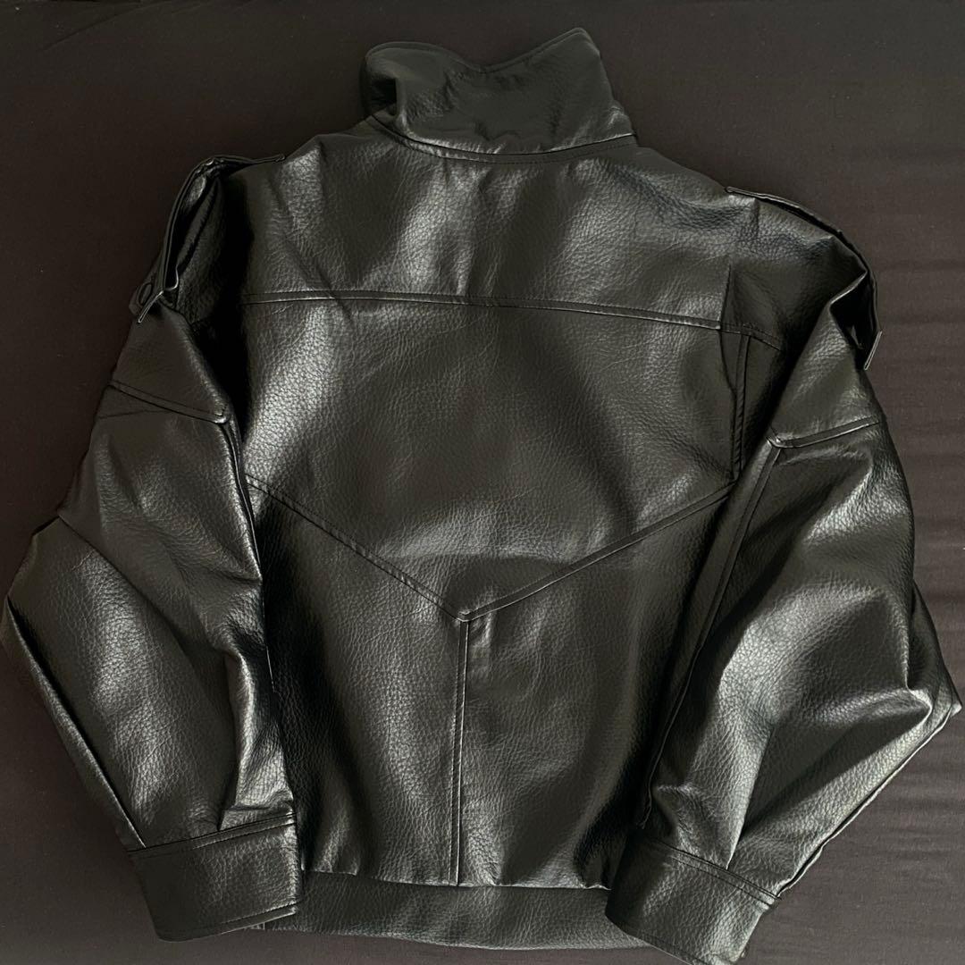 新品未使用 ザラ ZARA フェイクレザージャケット　XS