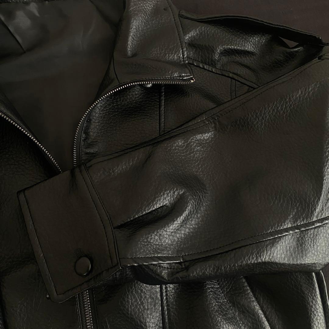 新品未使用 ザラ ZARA フェイクレザージャケット　XS
