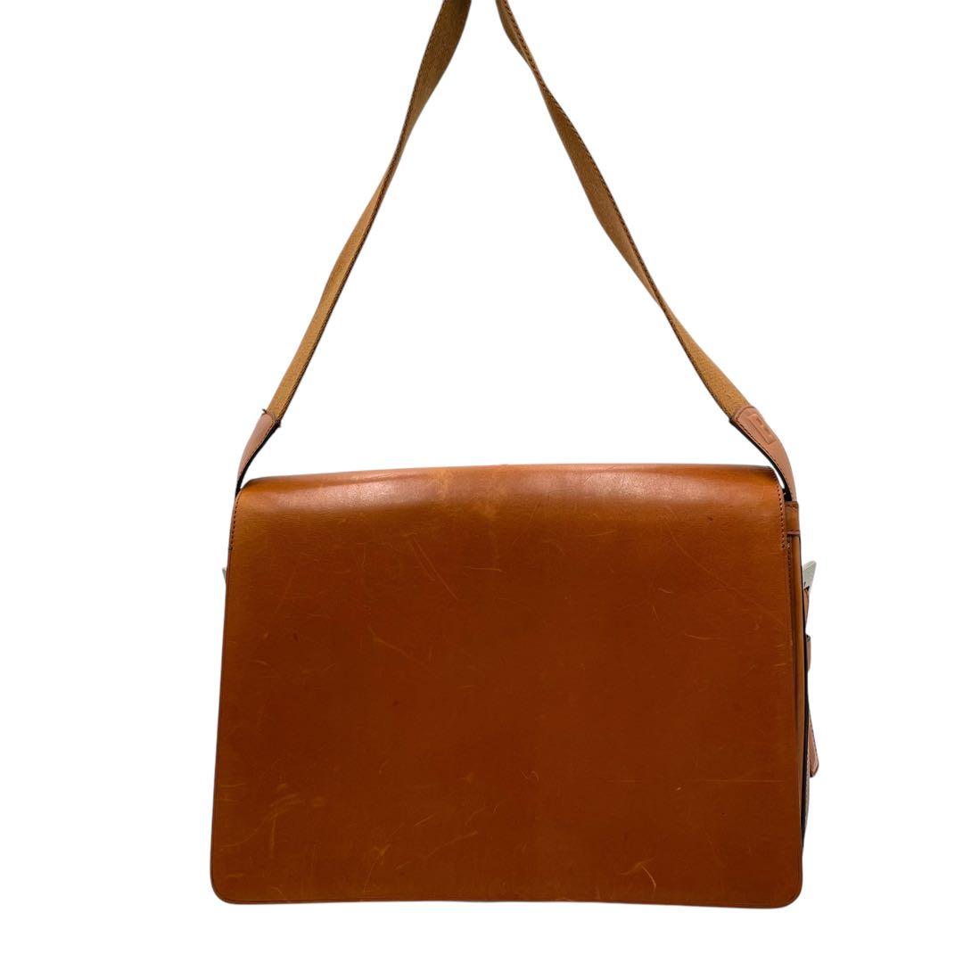 レア✨良品✨バリー ヴィンテージ メッセンジャーバッグ クロスボディ キャメル