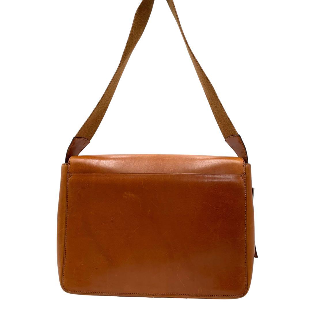 レア✨良品✨バリー ヴィンテージ メッセンジャーバッグ クロスボディ キャメル