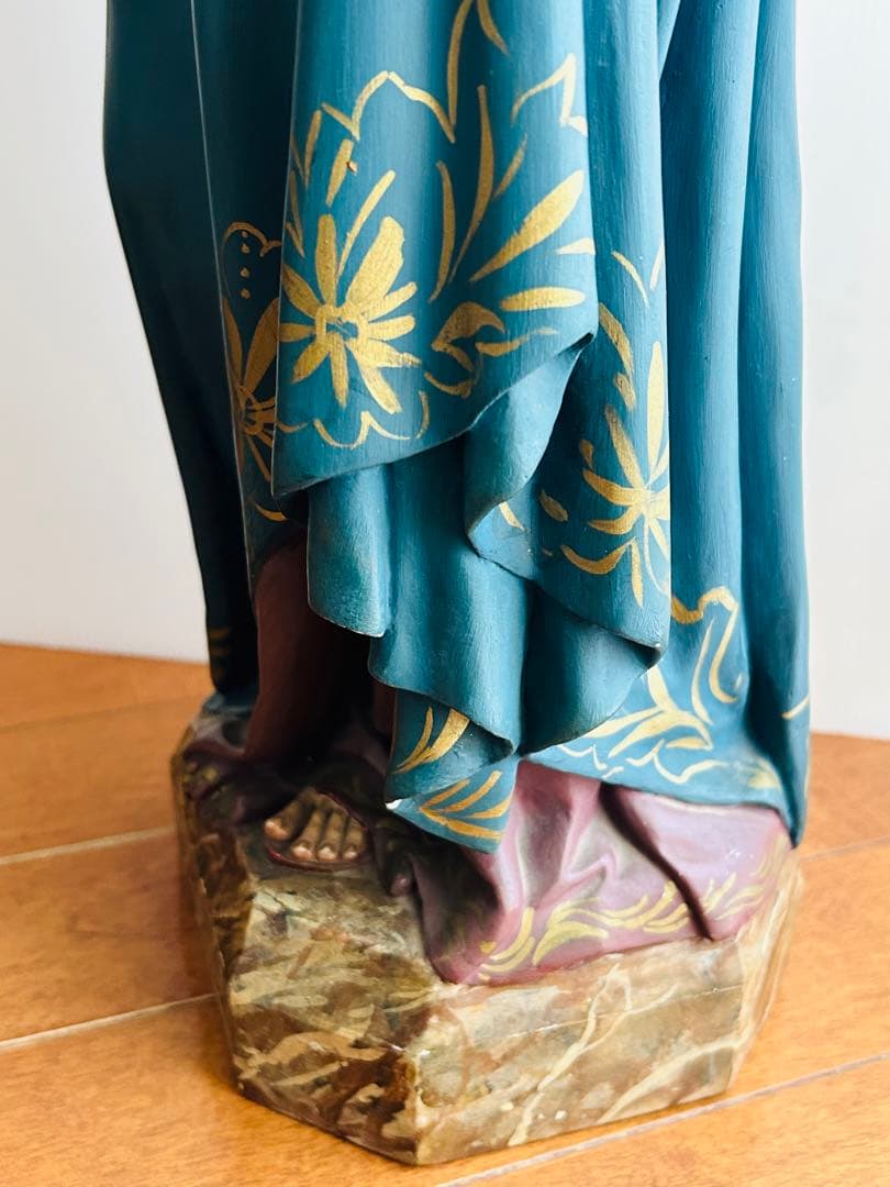 【超超希少激安66cm】✞悲しみの聖母マリア像　マーテル・ドロロサ像　宗教彫刻