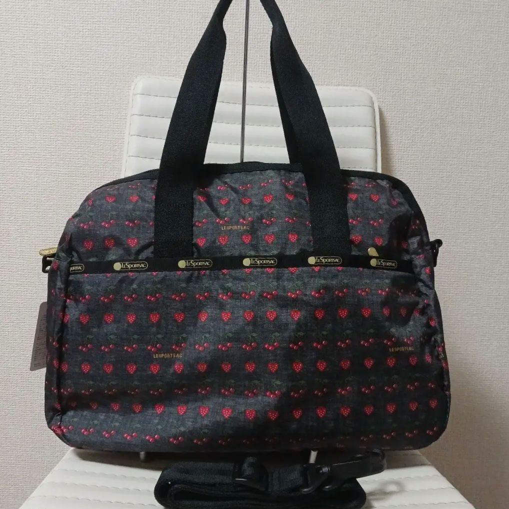 2669　レスポートサック　ボストンバッグ　ストロベリー　チェリー　未使用