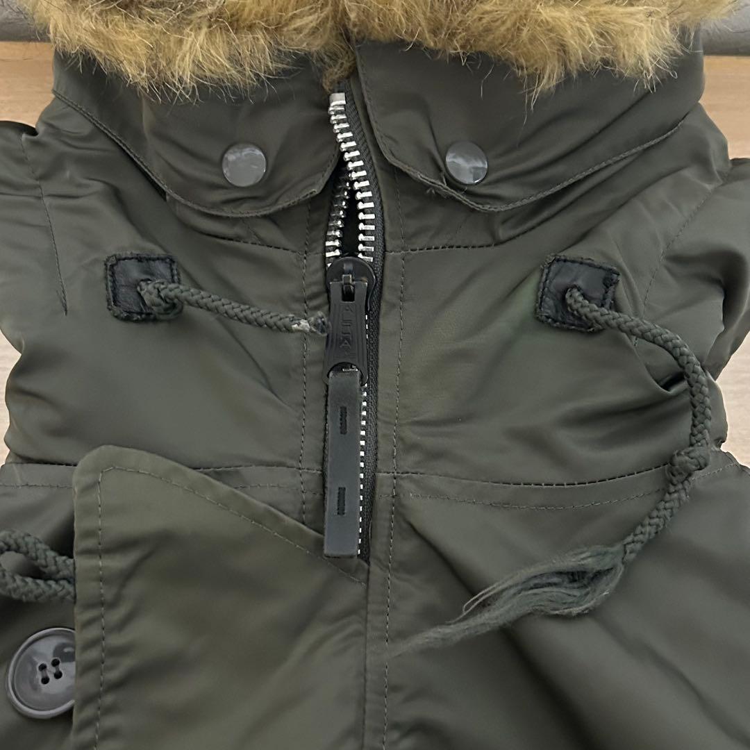 ALPHA アルファ N-3B フライトジャケット カーキ▪XLサイズ