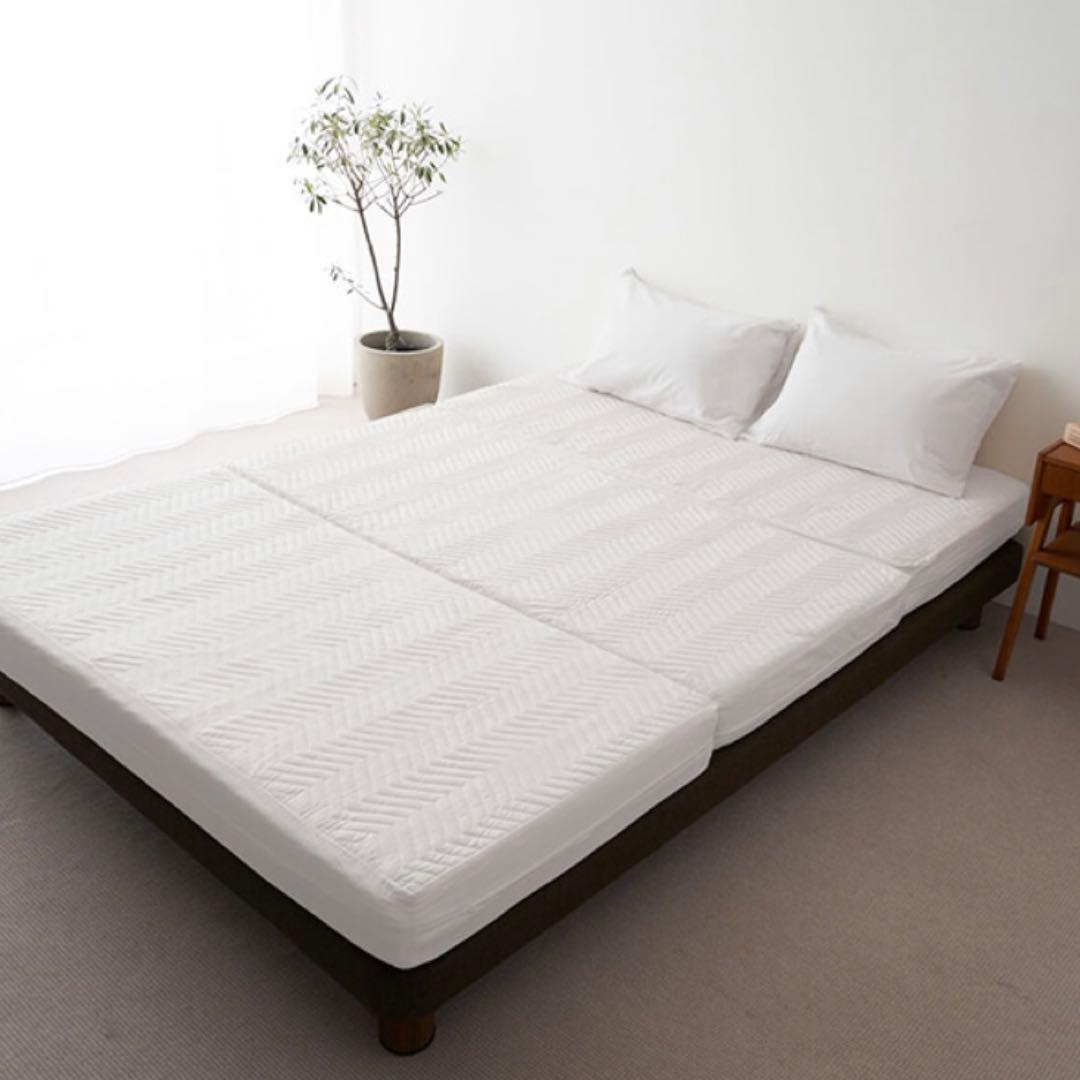 雲の安らぎプレミアム　三つ折りマットレス シングル