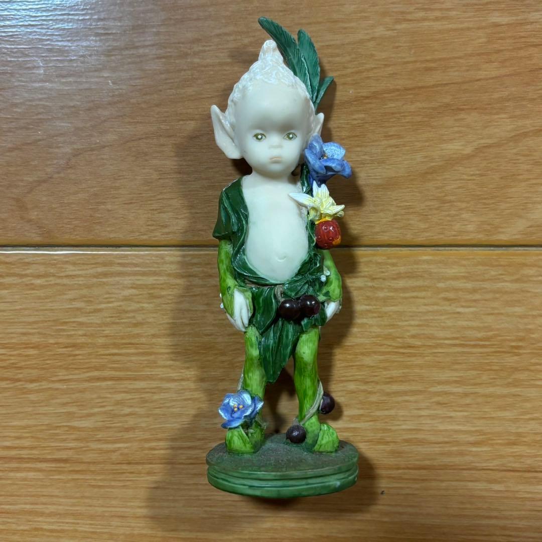 希少 与勇輝 森の妖精 ニングル フィギュリン 人形 レジン 置物