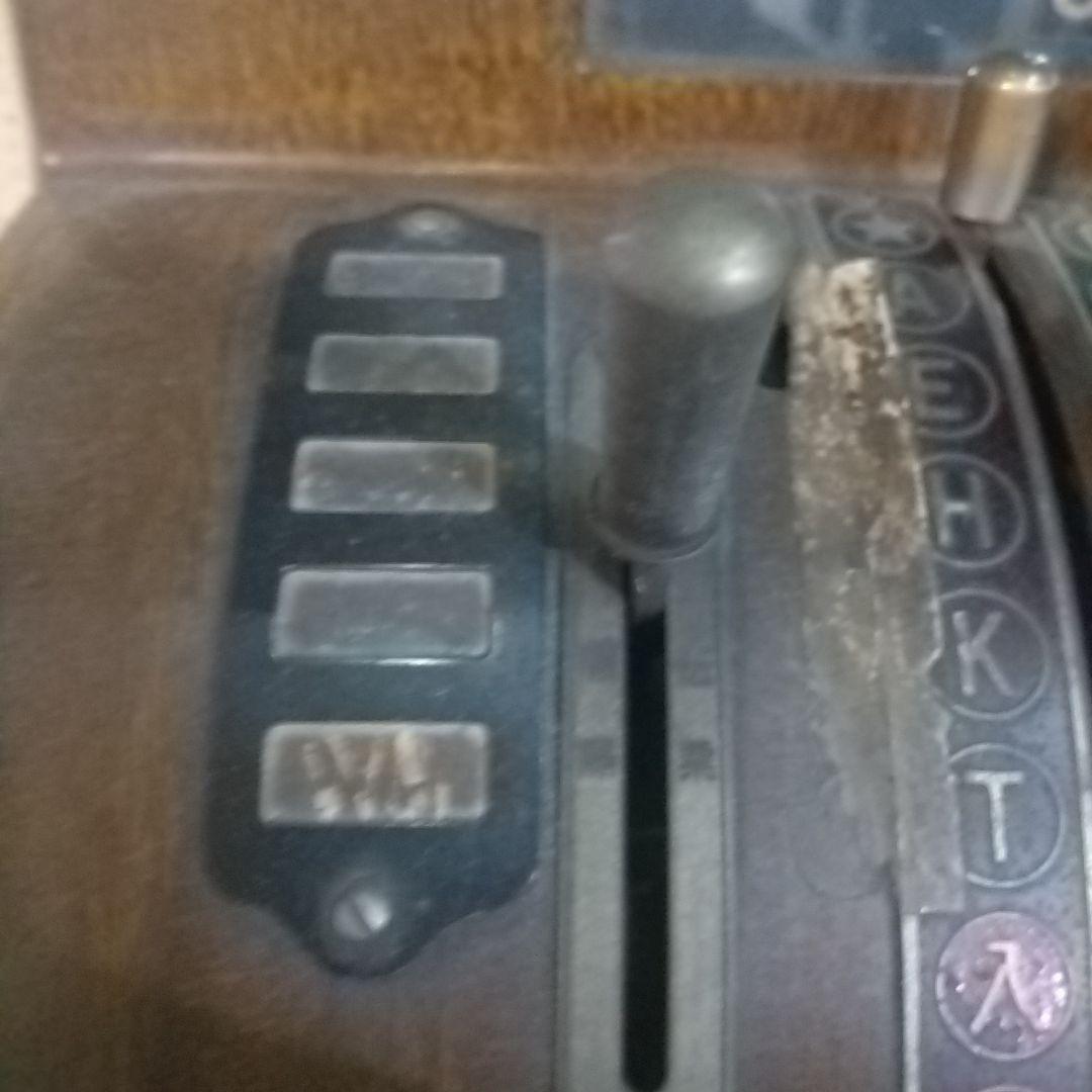 木製レジスター 国松 アンティーク 昭和30年代