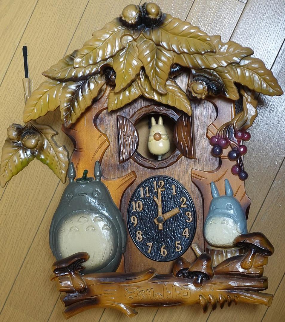 Kei となりのトトロ 壁掛け時計 からくり時計 ジブリ 宮崎駿