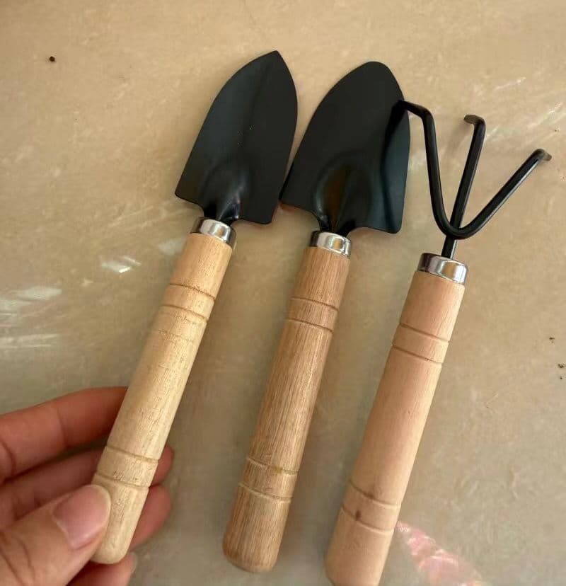 園芸用3点セット（シャベル・フォーク・トランペット）