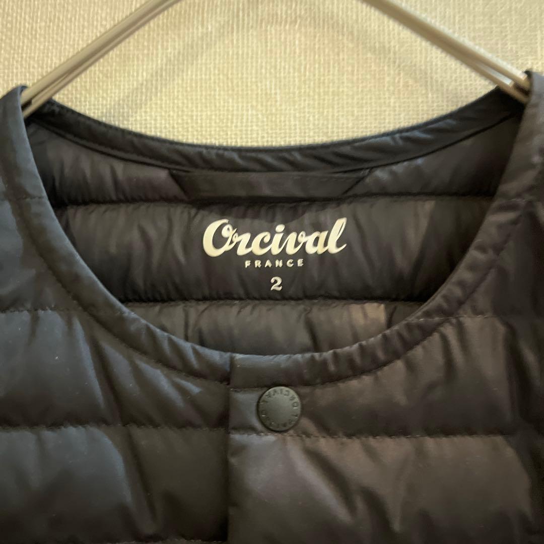 ★Orcival インナーダウンベスト ブラックサイズ2
