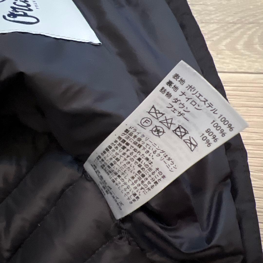 ★Orcival インナーダウンベスト ブラックサイズ2