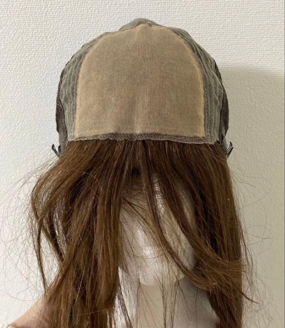 J*1様 【専門店でお譲り頂きました】フルウィッグ人毛100%ロングストレート