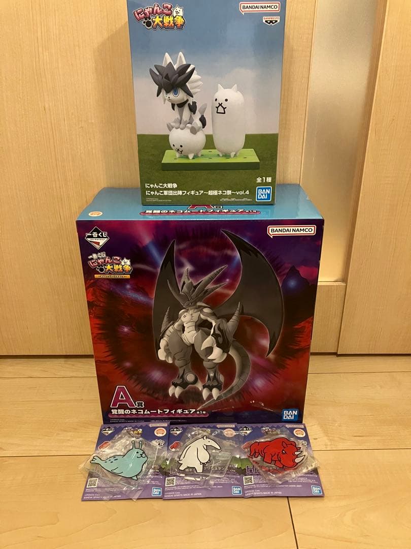 一番くじ　にゃんこ大戦争　A賞　覚醒のネコムート フィギュア おまけ付き