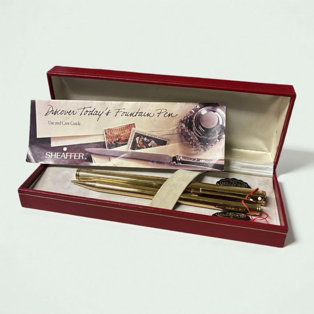 シェーファー SHEAFFER 270 シャープペン 万年筆 セット 中古美品