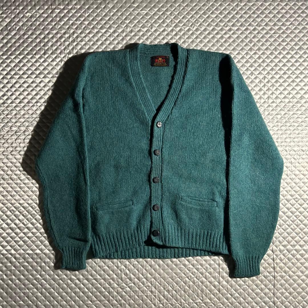 60s~ vintage USA ARROW ウールカーディガン