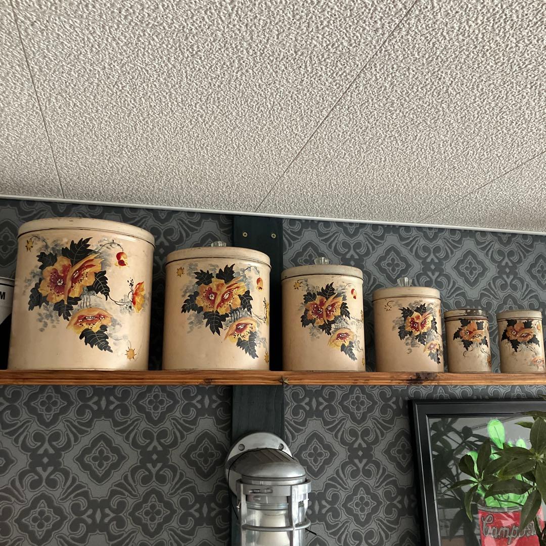 ビンテージキャニスター6個