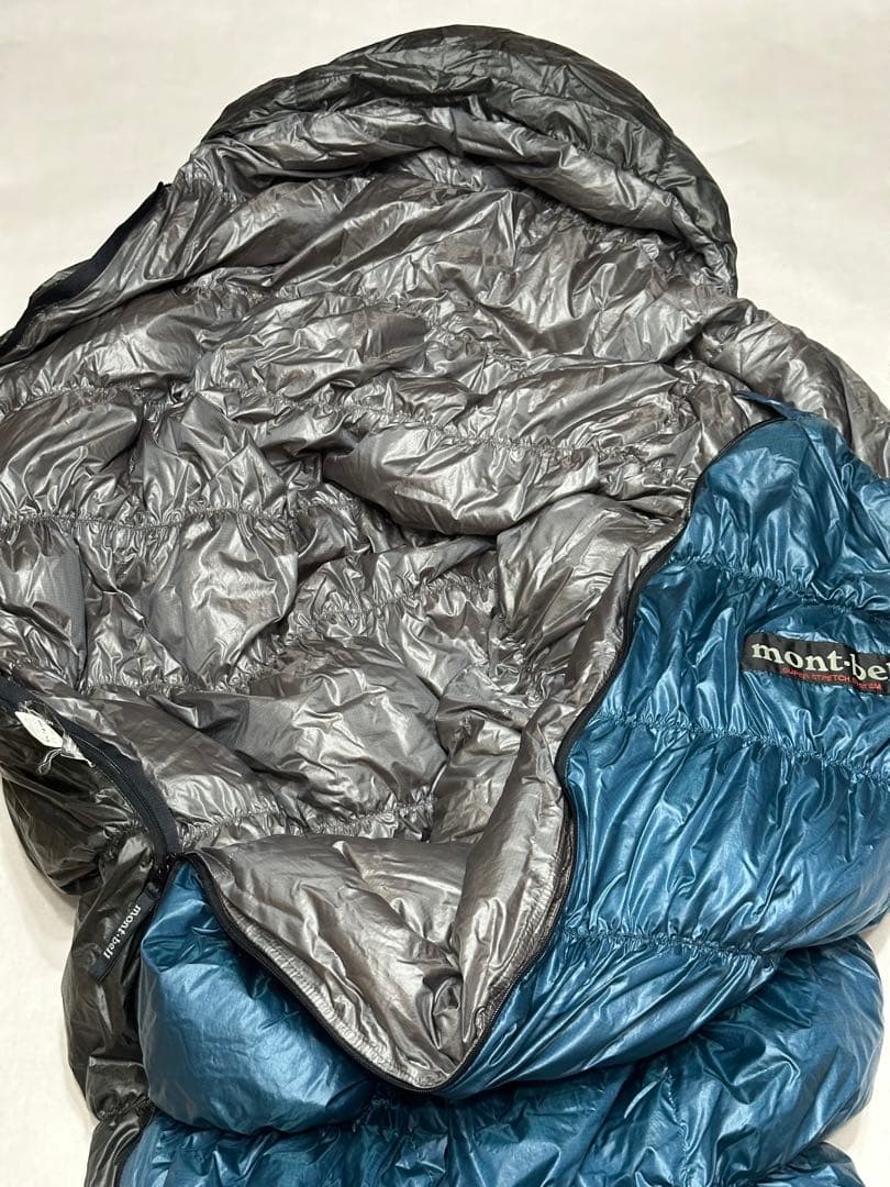 モンベル、mont-bell、ウルトラライト・ダウンハガー、#3、寝袋、中古品