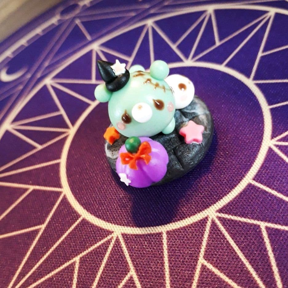 ハロウィン★ゴロリンつぎはぎクマちゃん♡