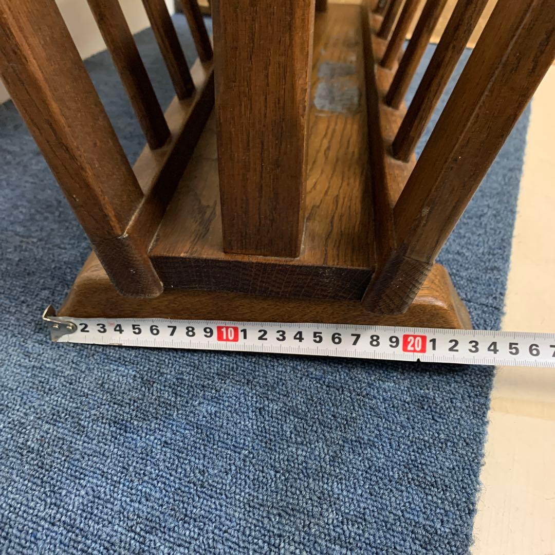 オランダ製 オーク無垢材 サイドテーブル x マガジンラック コーヒーテーブル