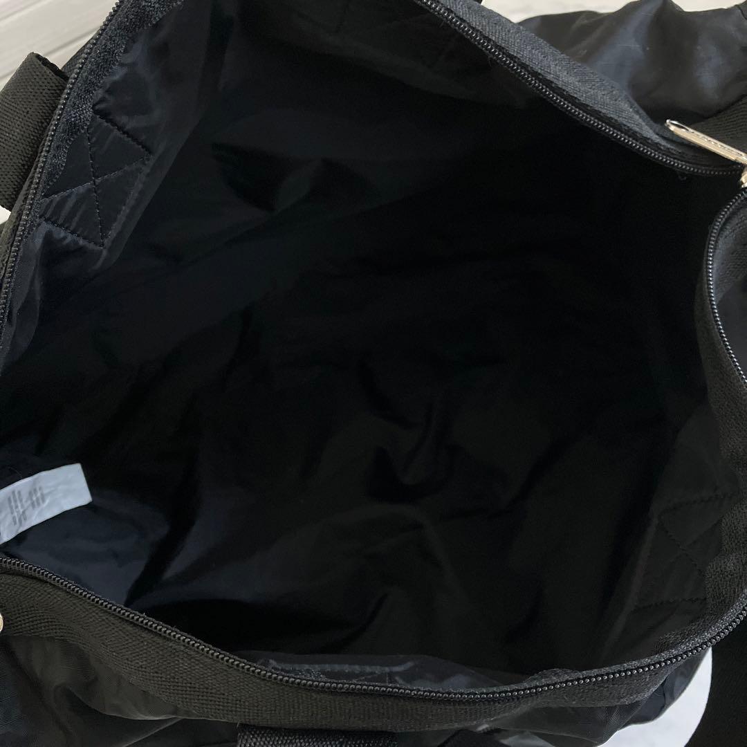 美品　LESPORTSACレスポートサック　ボストンバッグ　大容量　ブラック
