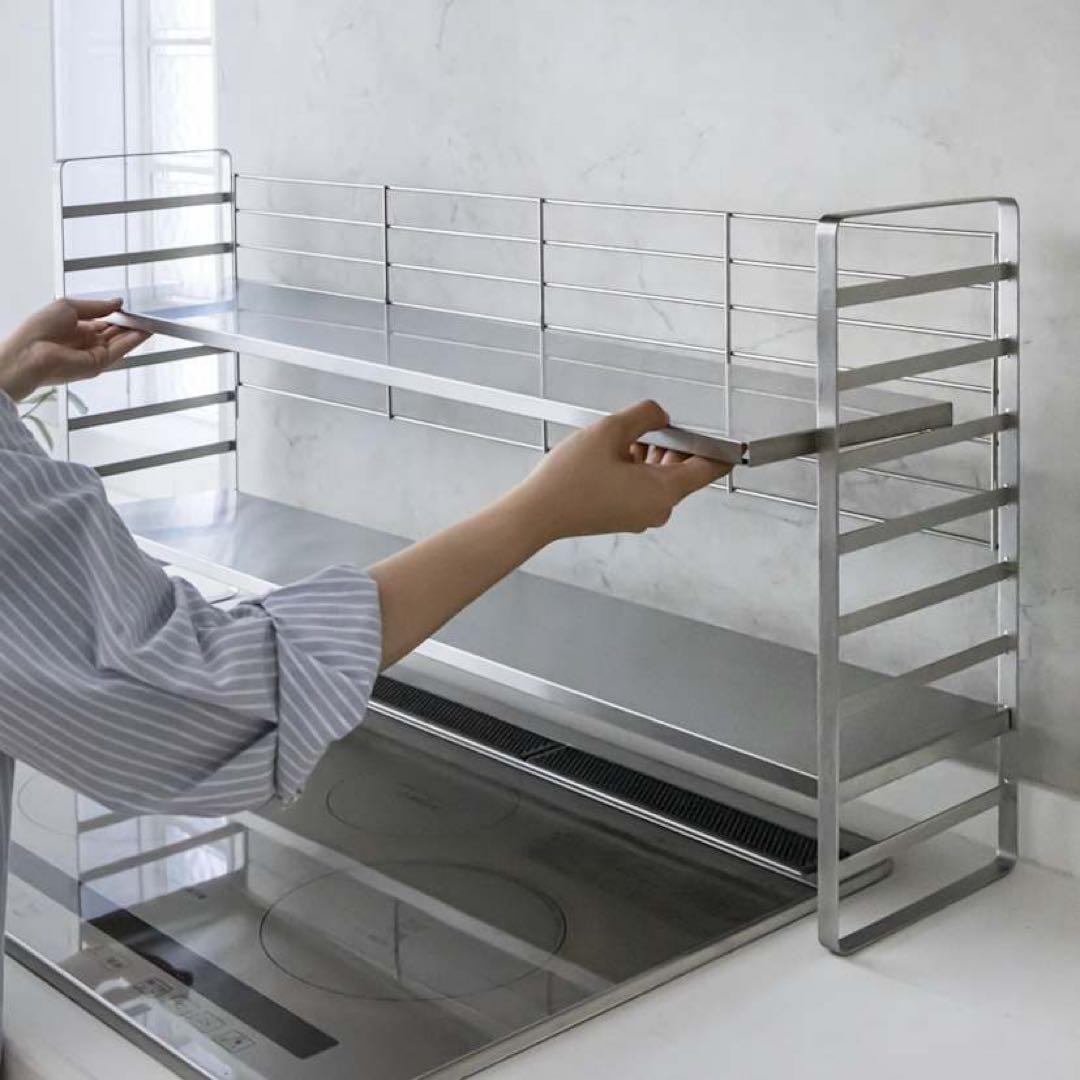 33801 オールステンレス頑丈出窓ラック 幅60