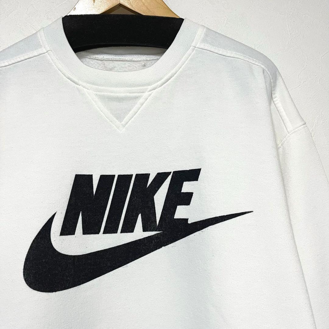 古着屋購入◼︎90s ヴィンテージ NIKE ロゴスウェット ホワイト