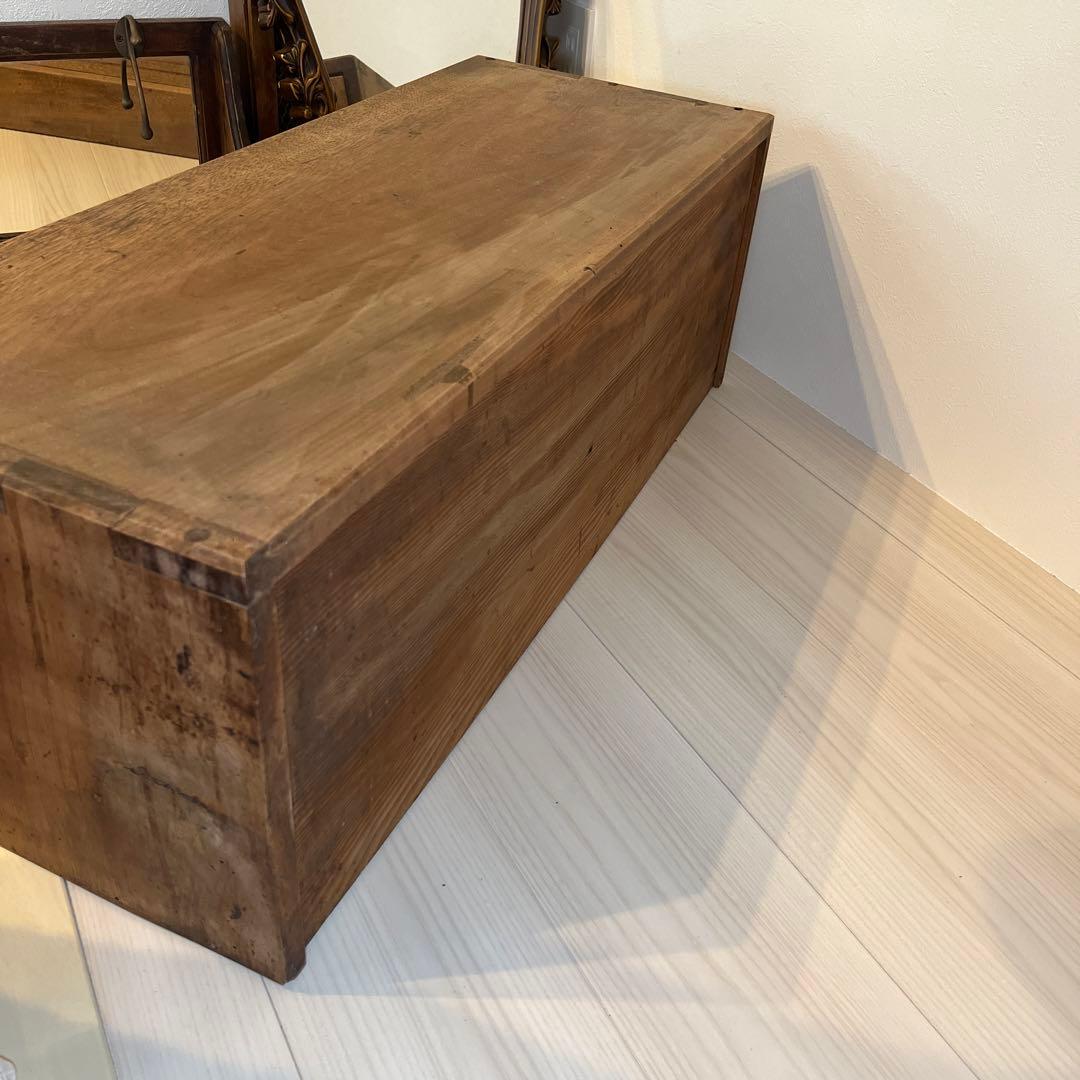 ローボード テレビ台 時代箪笥 古家具 昭和レトロ ヴィンテージ　什器