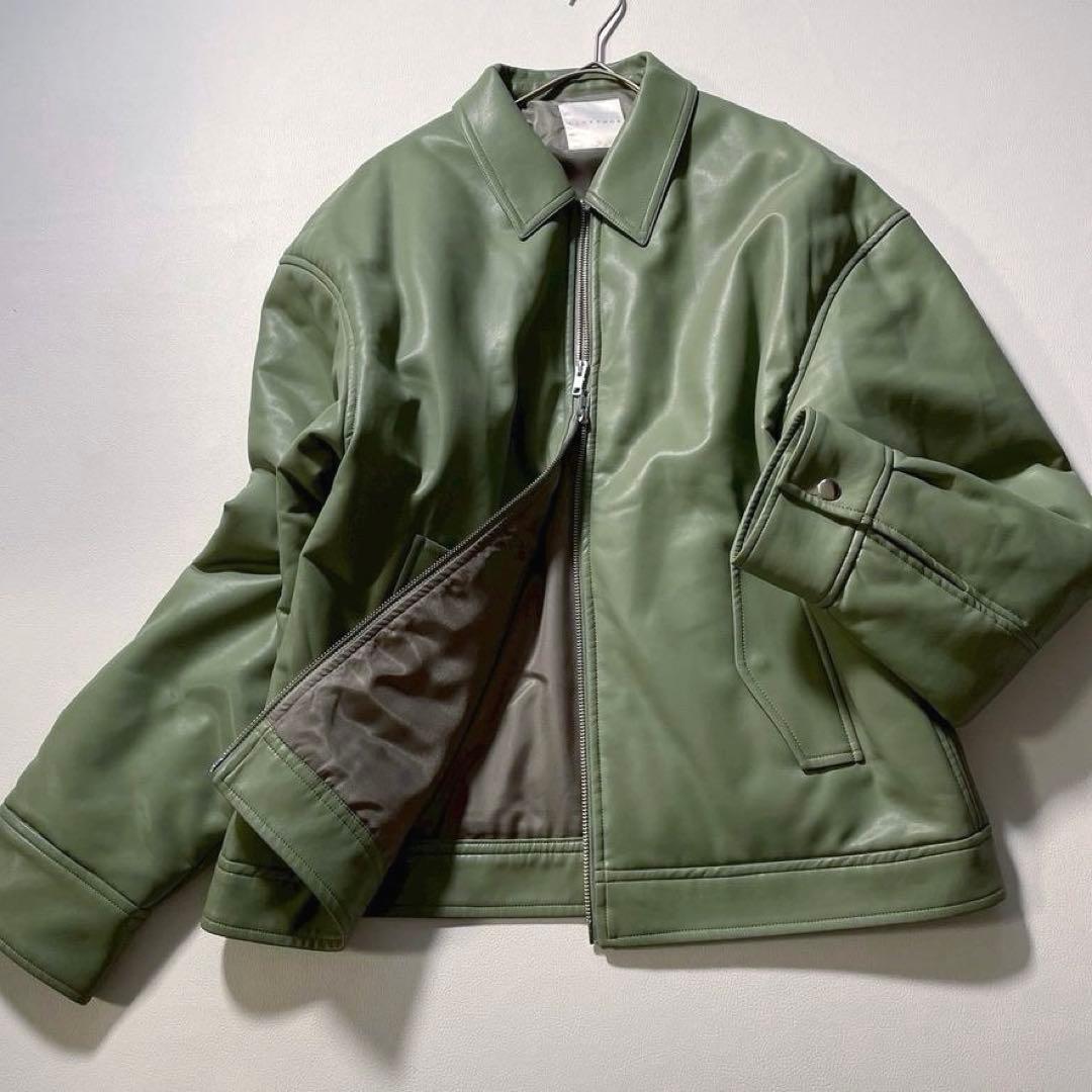 【kikiyxxx999】CITYSHOP　24AW レザーブルゾン