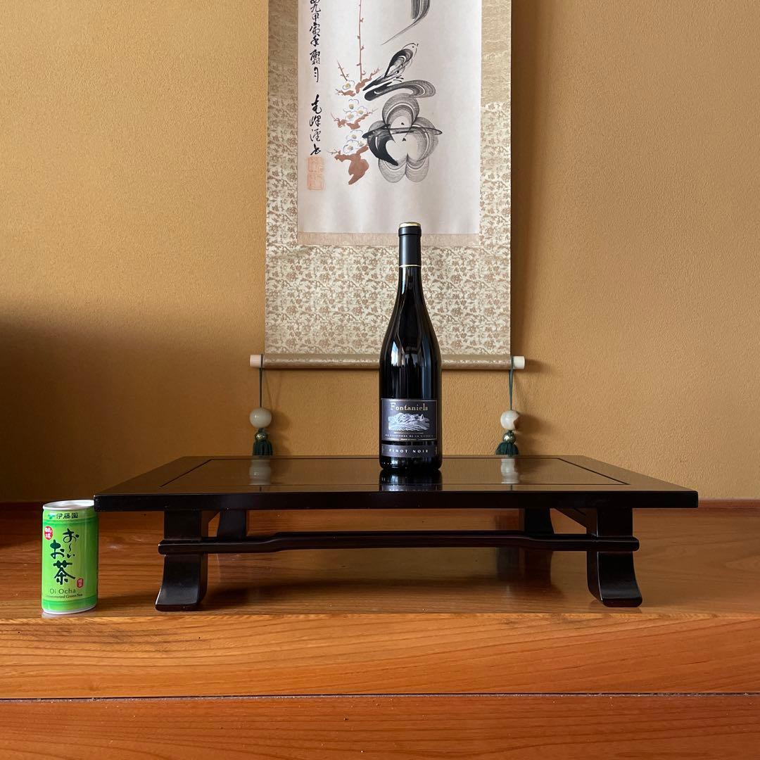 【唐木】[高級] 紫檀 花台 盆栽台 飾り台 木製 天然木 ビンテージ品