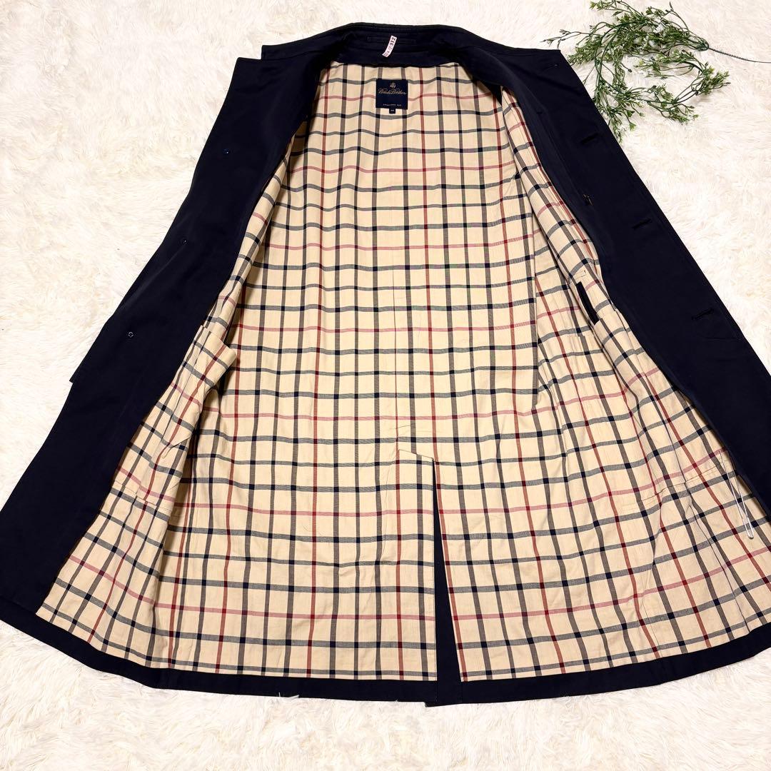 【美品✨】ブルックスブラザーズ 比翼ステンカラーコート 38ファスナー式ライナー