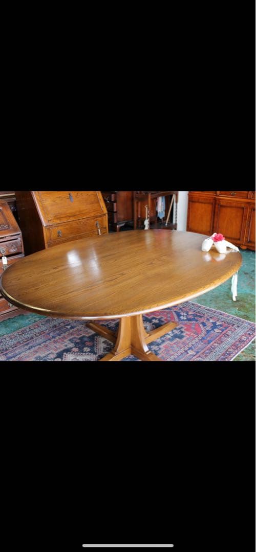 【シシャモ】アーコールのダイニングテーブル②（脚の部分）