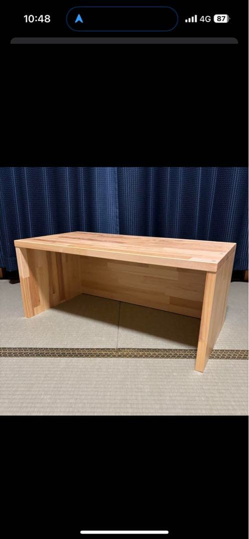 木製シンプル座卓 幅