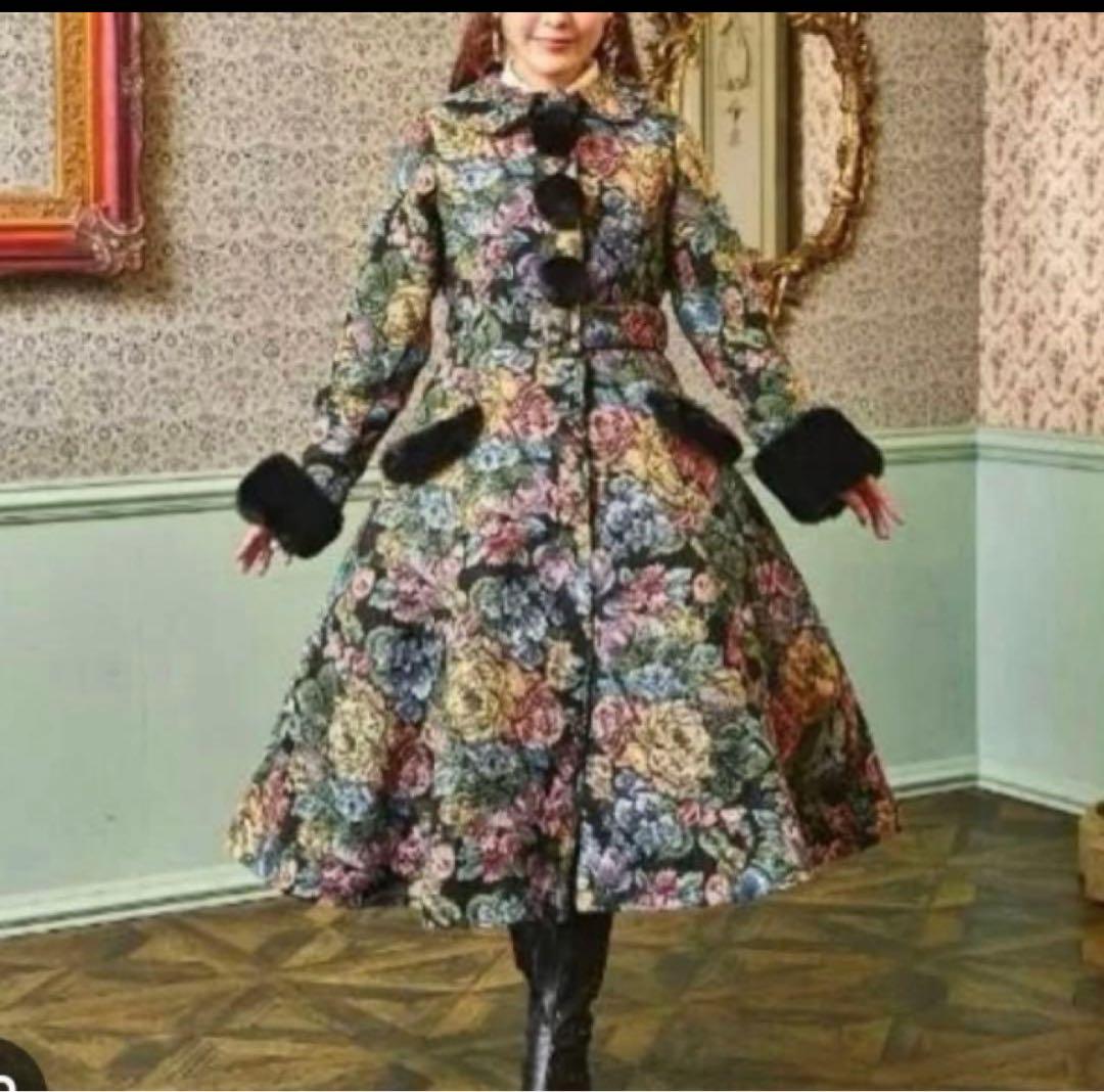 ノエル・ド・メモワール ゴブランファーコート6L　ブラック　クラロリ　くる実