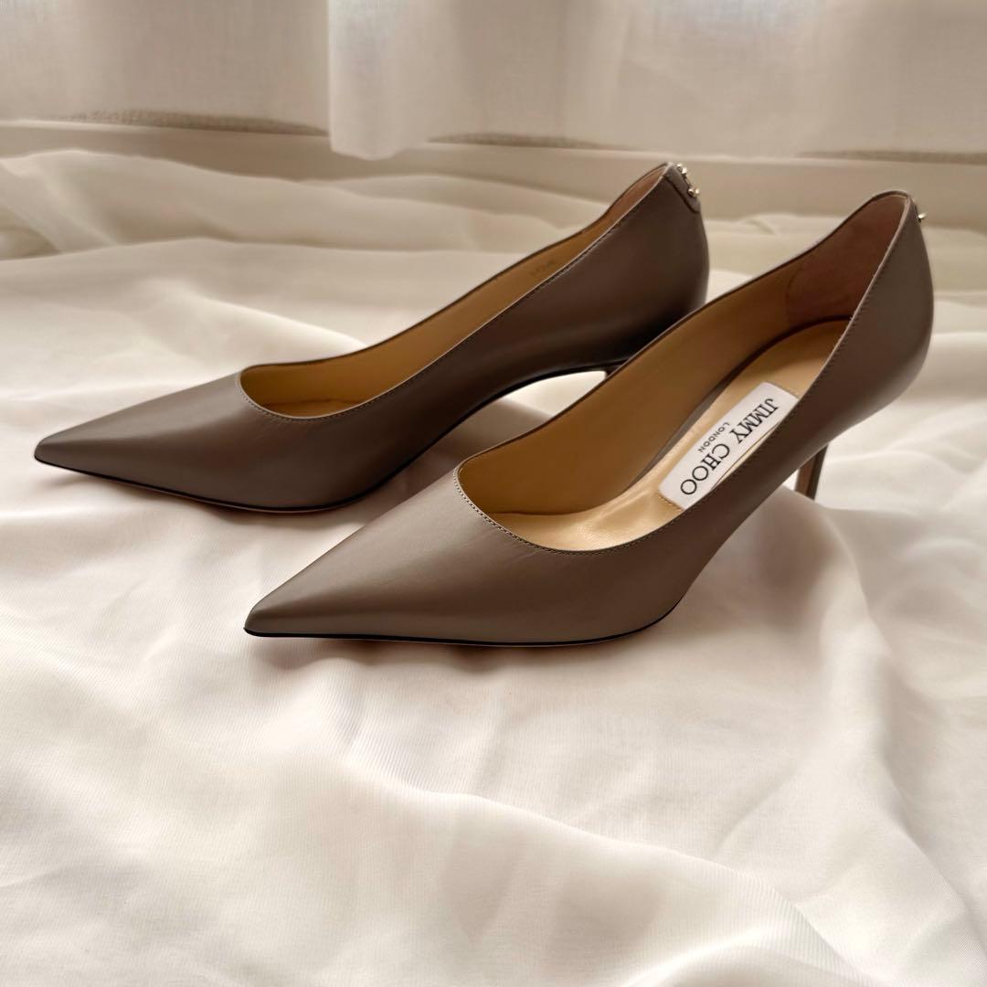 ジミーチュウ ハイヒール レザー パンプス ベージュ