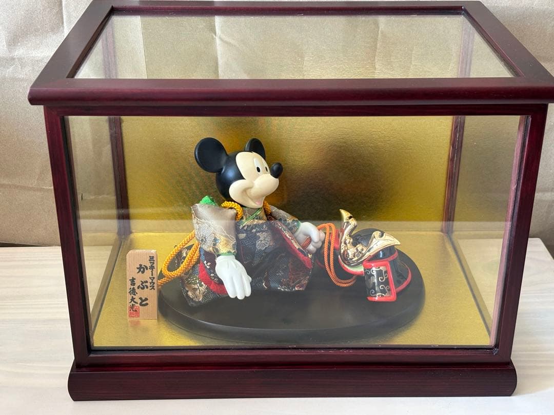 ミッキーマウス　五月人形　かぶと　吉徳作