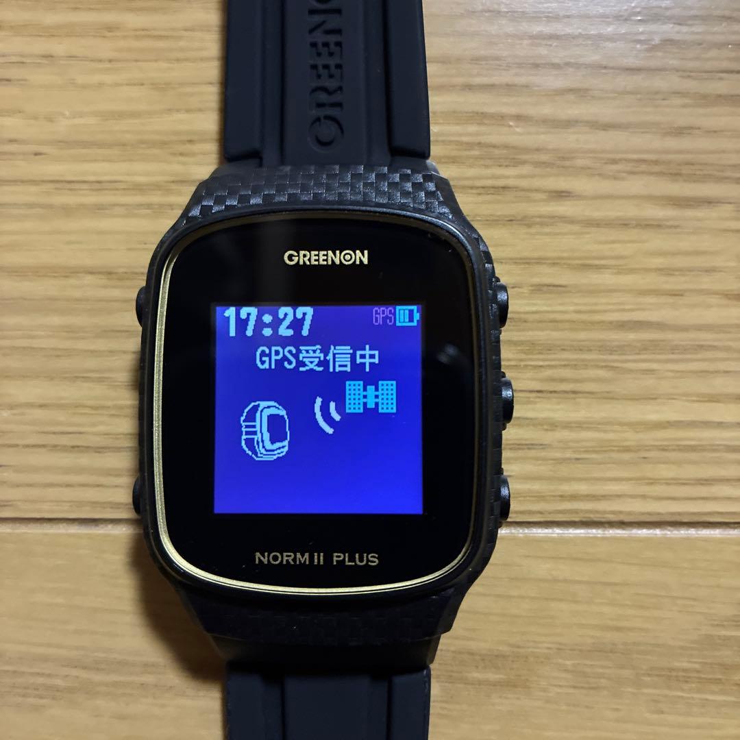 【美品】ゴルフ距離計ウォッチ　NORM Ⅱ PLUS