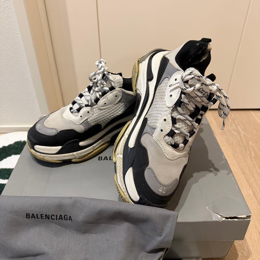 【レア】BALENCIAGA tripleS 42 パンダカラー