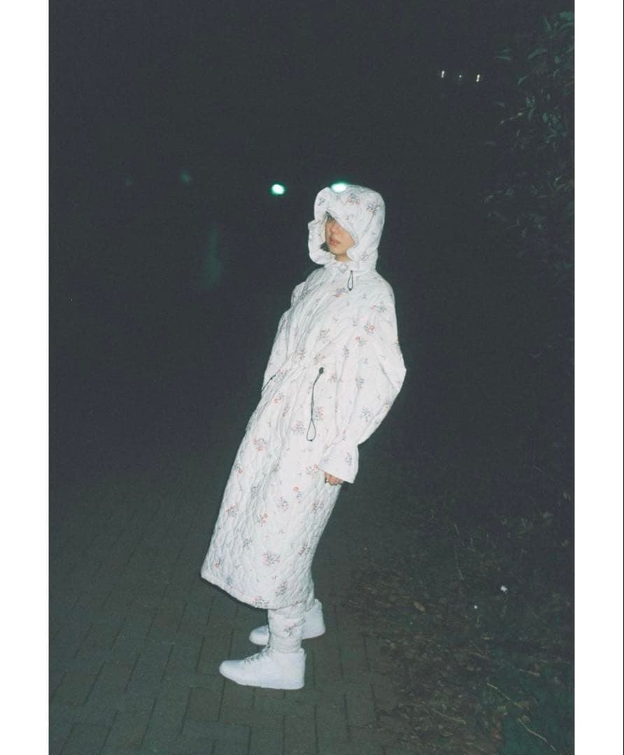 NamotaHOLIDAY フラワーキルティングアノラックベビードレス