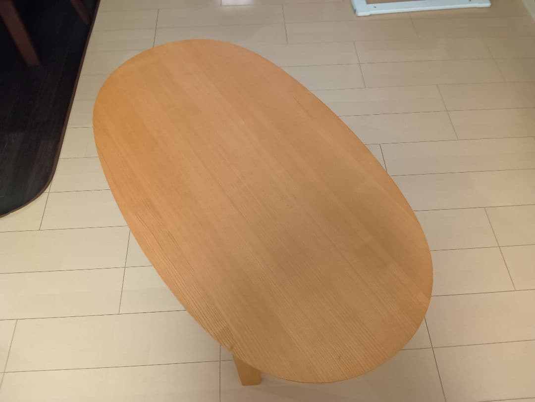 無印良品　楕円形コタツ　美品　おまけコタツ掛け布団