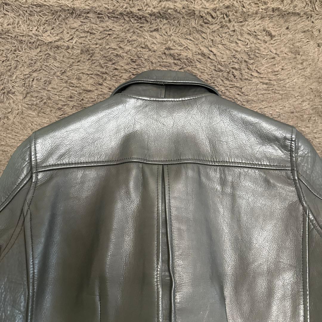 プレッジ　pledge レザージャケット　ブラック