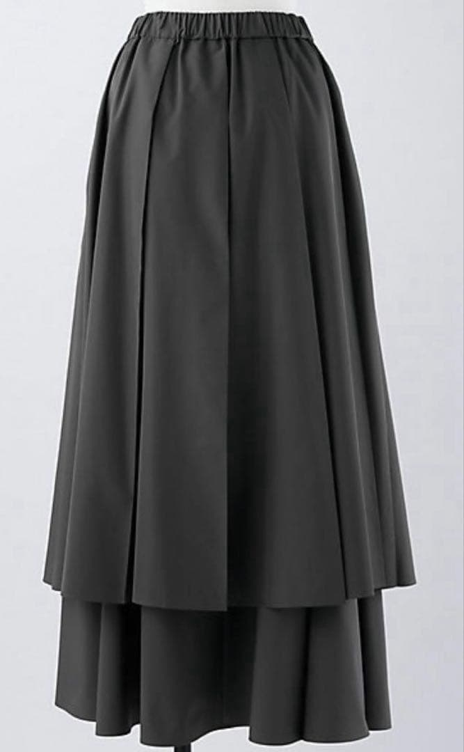 layered pleats skirt ナゴンスタンス