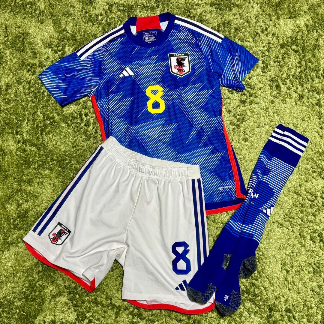日本代表 サッカーユニフォーム 堂安 上下セット