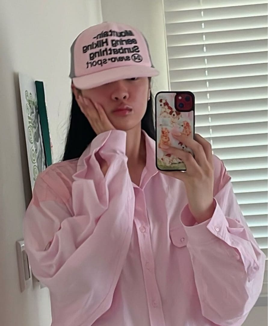 s/e/o seoul ロゴメッシュキャップ